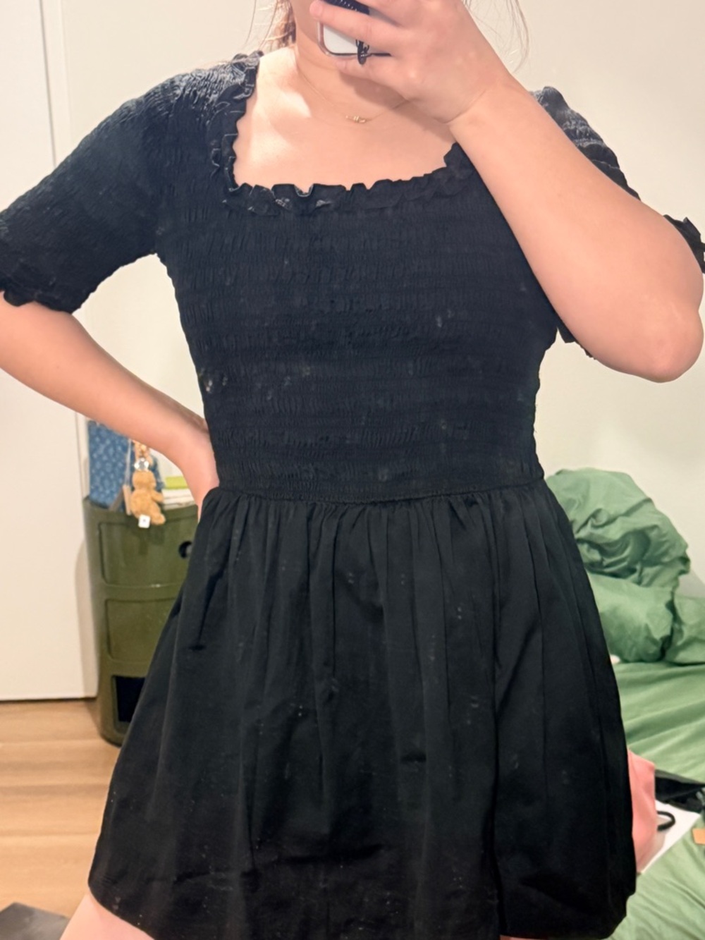 Black Mini Dress Damson Madder